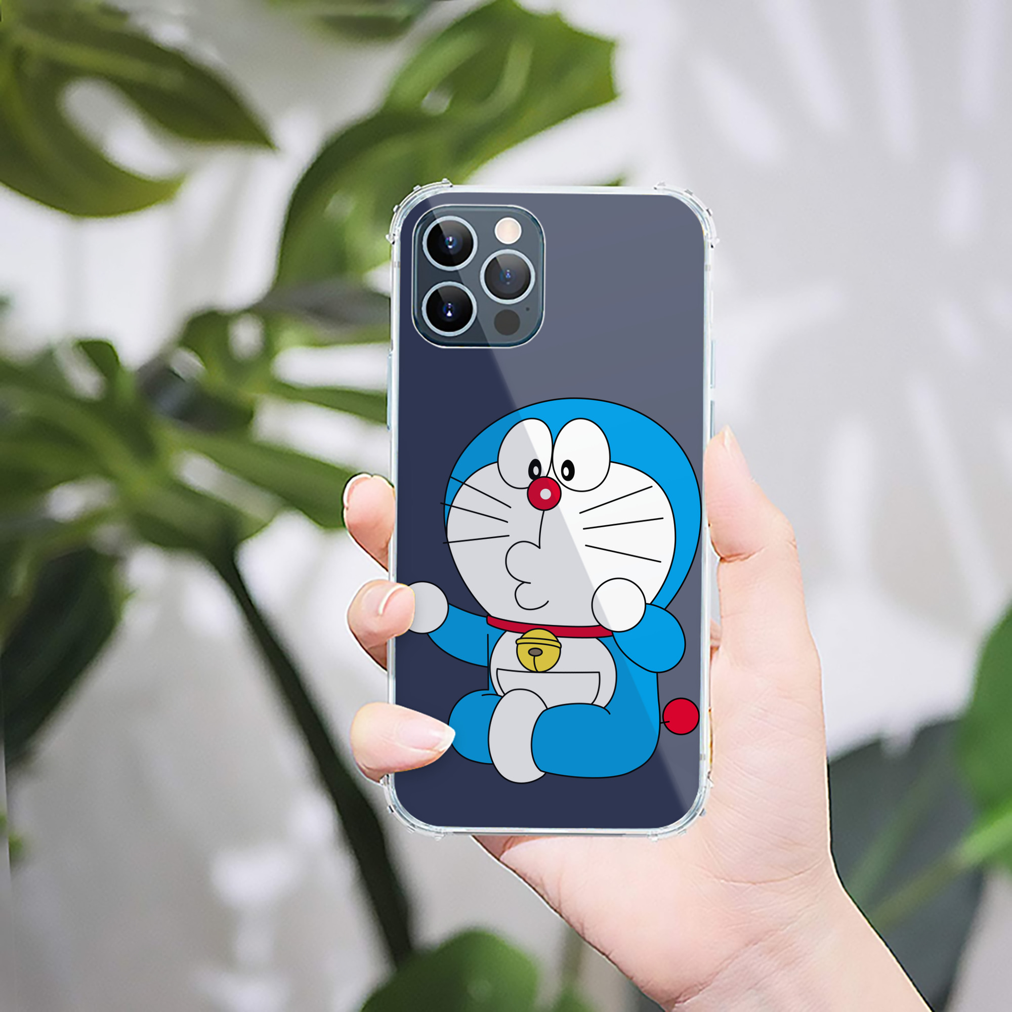 （画像用） ドラえもん Doraemon 【iPhone 12シリーズ対応】透明スマホケース（クリアソフトケース）